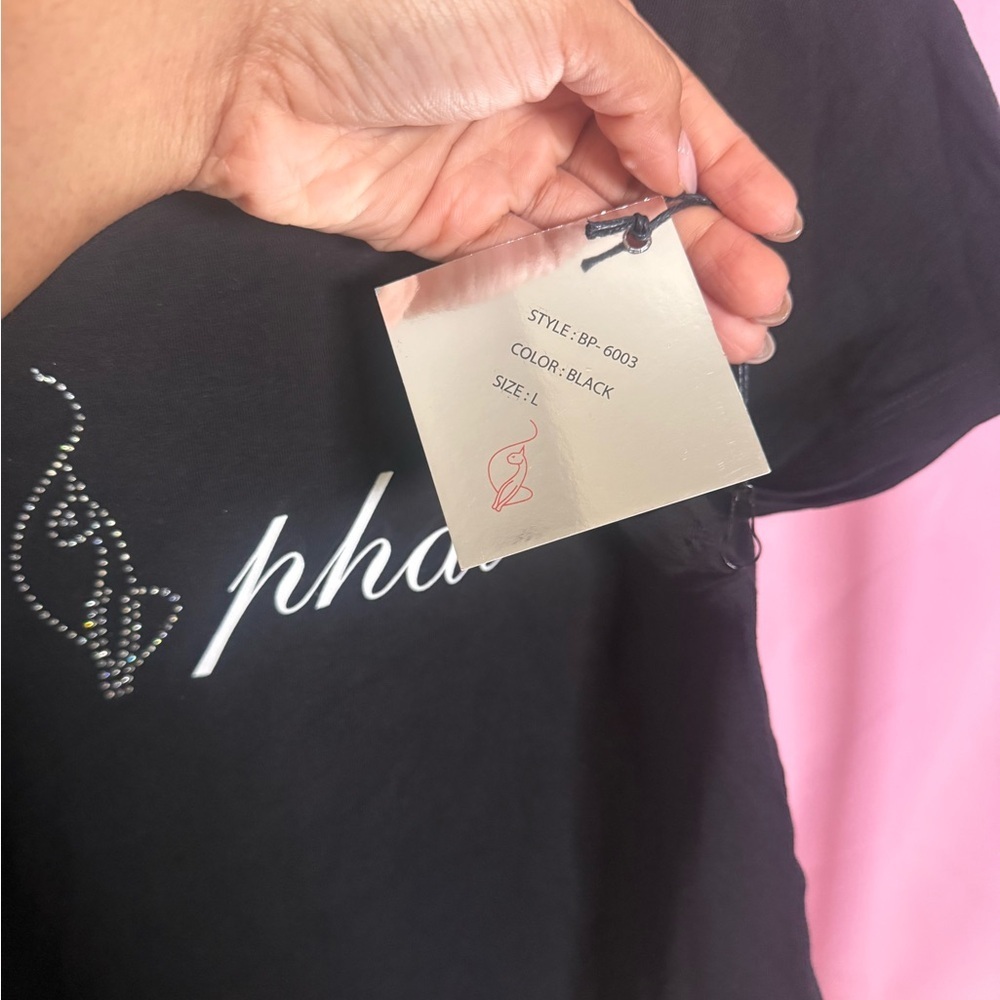 Baby Phat Black T-Shirt, Size L, *New With Tags* - Picture 5 of 5